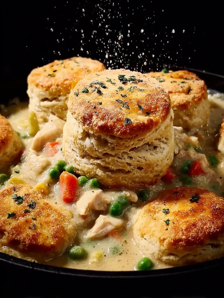 Chicken Pot Pie Biscuits First Image