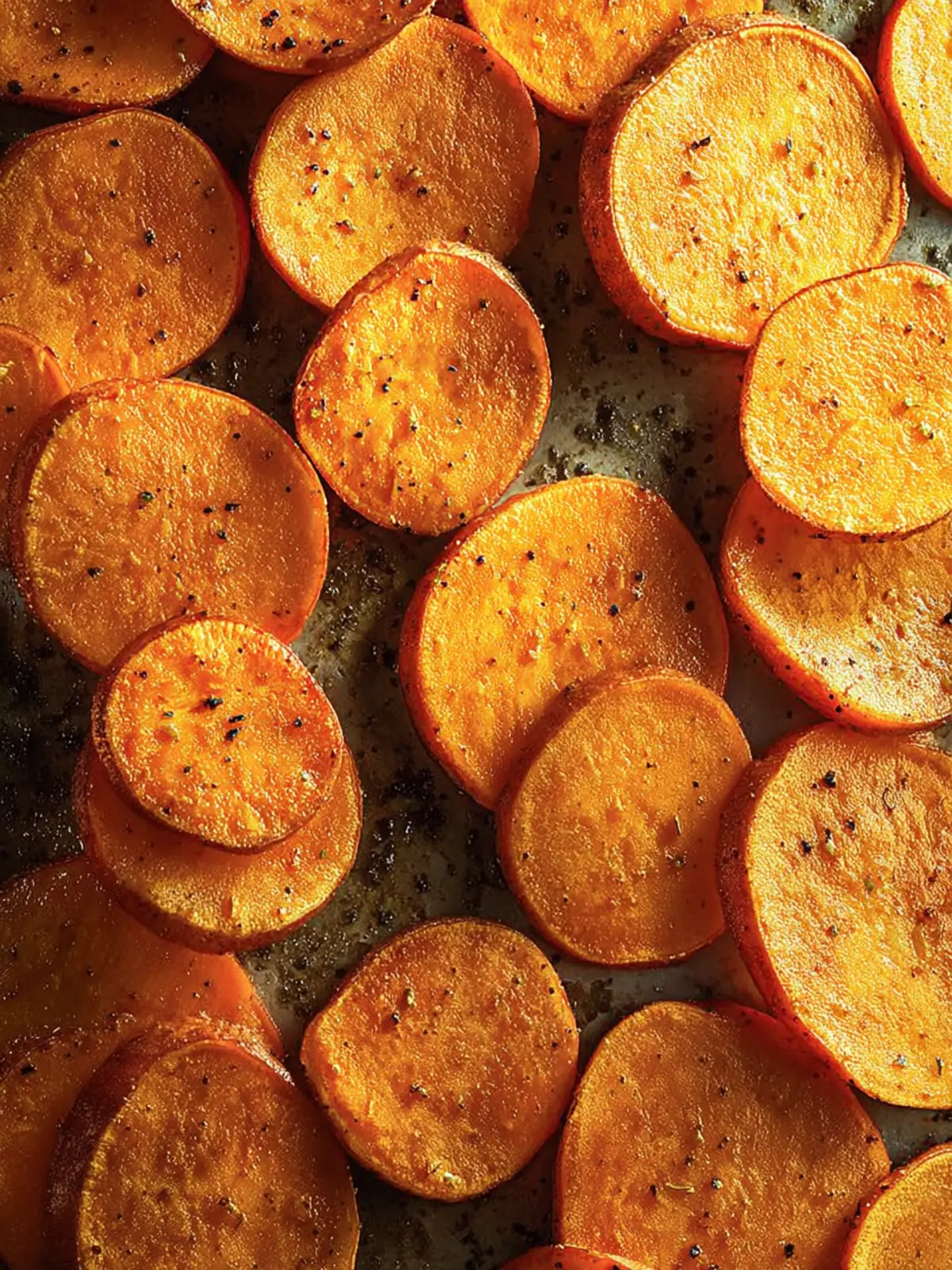 Easy Baked Sweet Potato Slices (Oven Roasted Recipe) First Image