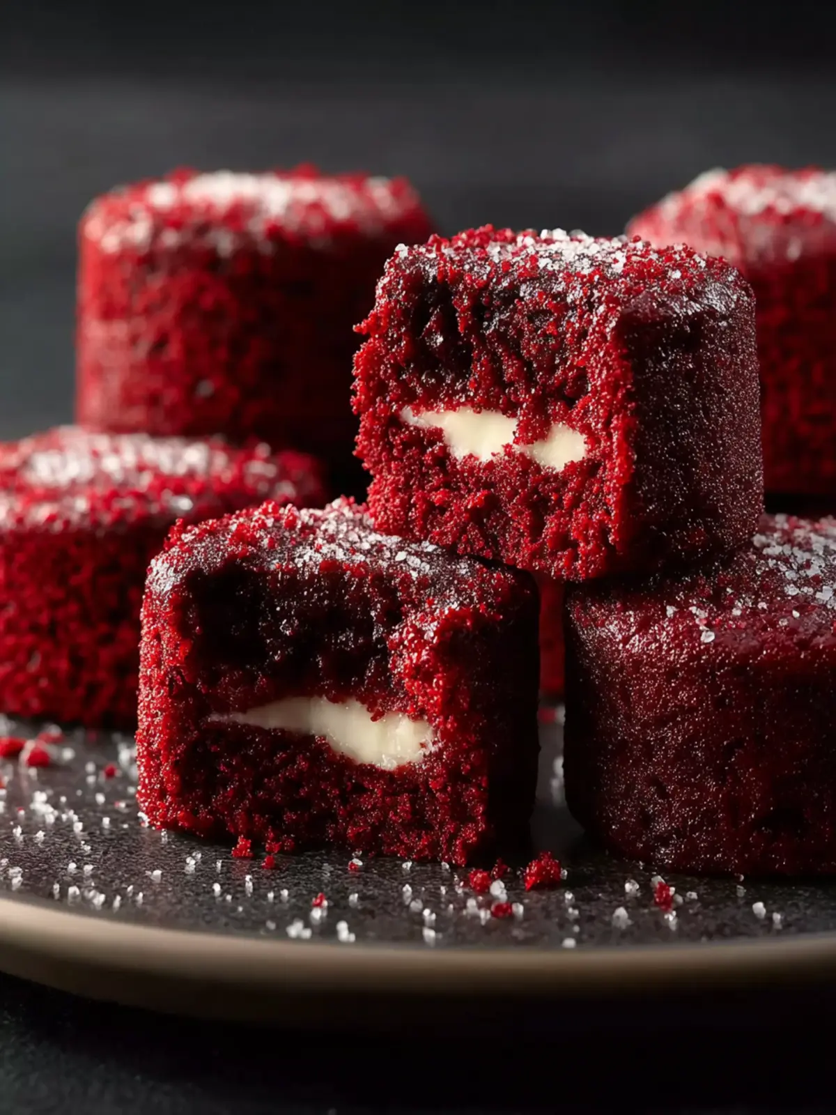 Homemade Red Velvet Brownie Bites First Image