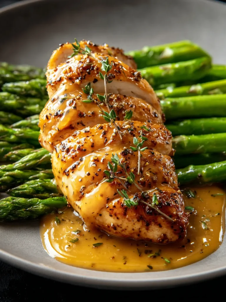 Honey Mustard Chicken Asparagus First Image