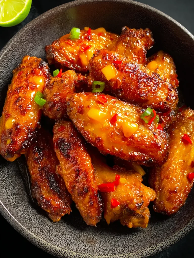 Mango Habanero Wings Recipe First Image