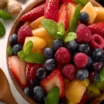 Maple Ginger Fruit Salad First Image