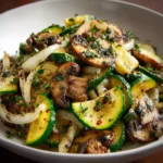 Sautéed Zucchini, Mushrooms and Onions First Image