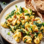 Spinach Scrambled Eggs First Image
