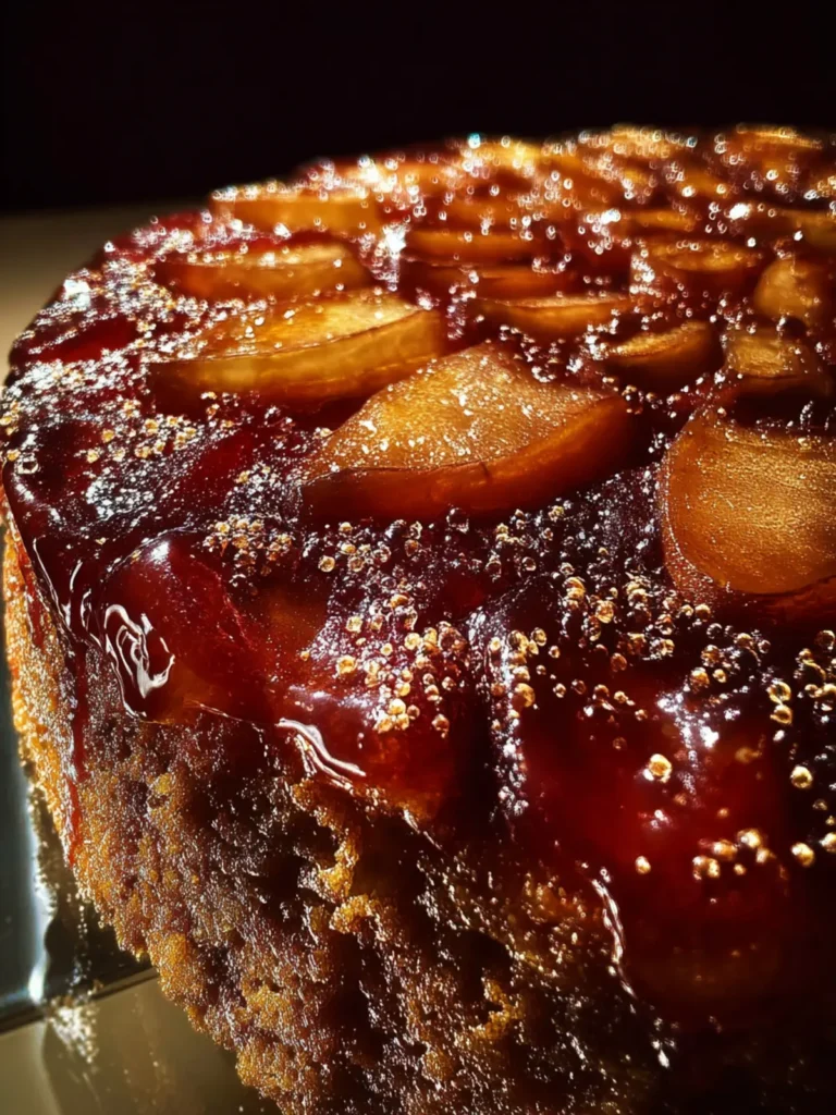 apple brown butter upside down cake First Image