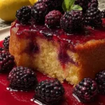 blackberry lemon syrup cake First Image