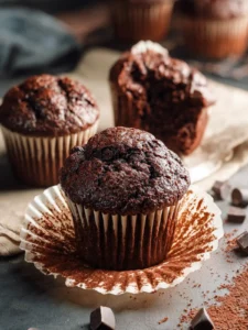 healthy chocolate muffins First Image