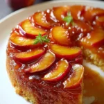 peach honey upside down cake First Image